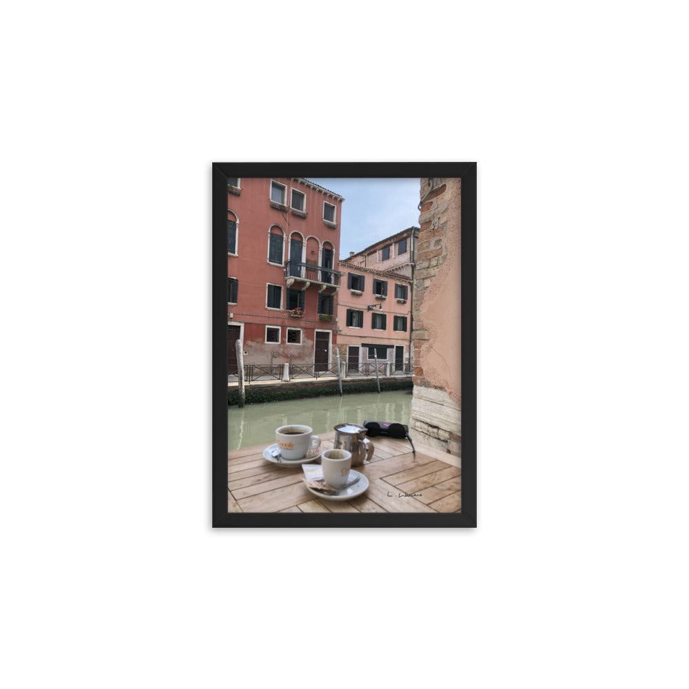 Venice Streets 6 framed matte photo
