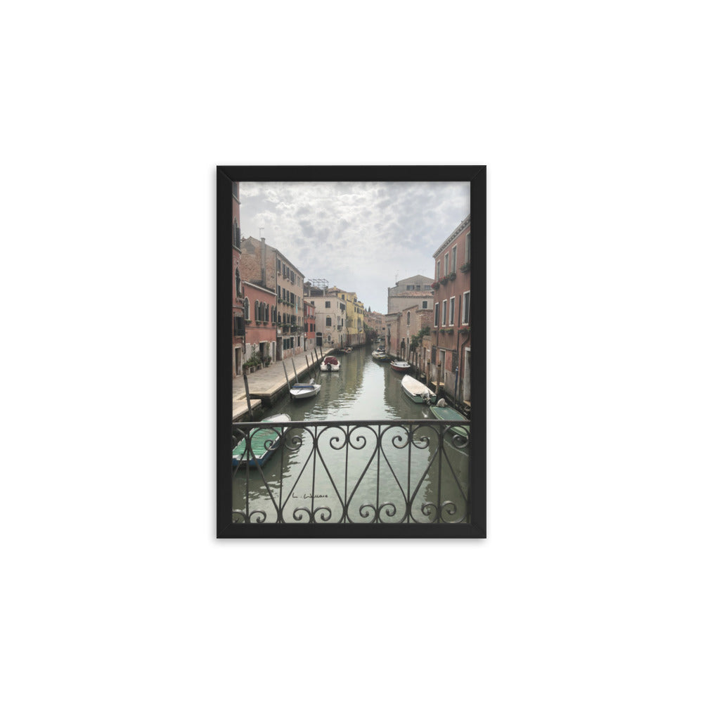 Venice Streets 11 framed matte photo