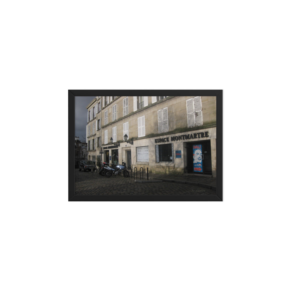 Paris Montmartre 9 framed matte photo