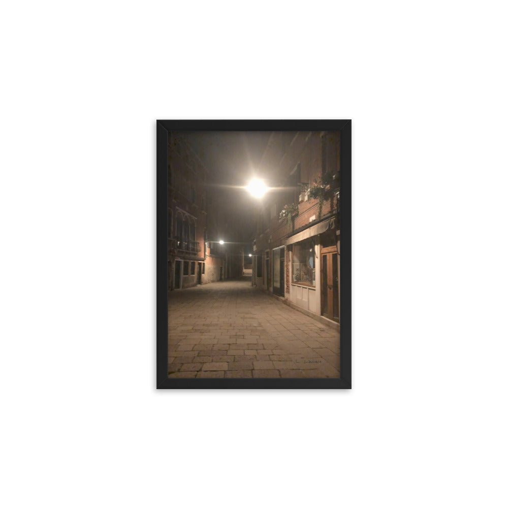 Venice Dusk 20 framed matte photo
