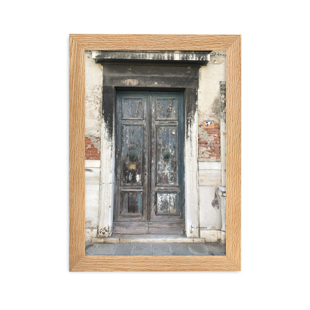Venice Doors 3 framed matte photo
