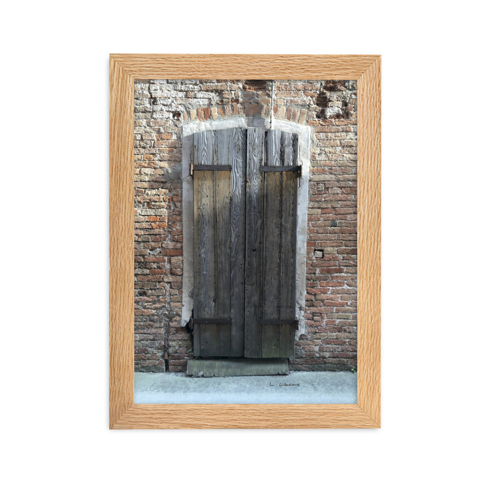 Venice Doors 6 framed matte photo