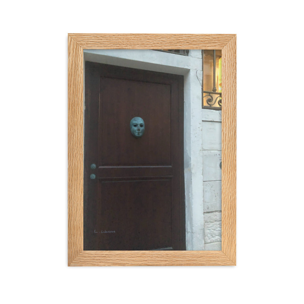 Venice Doors 10 framed matte photo