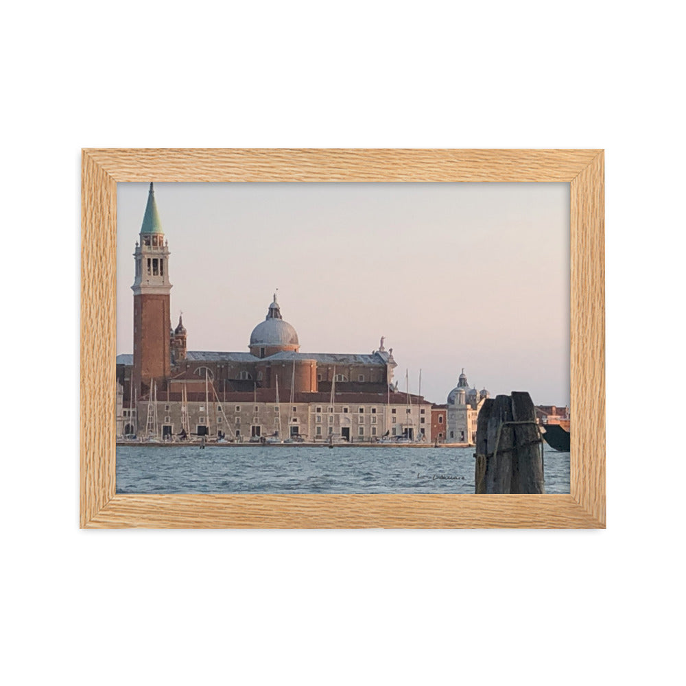 Venice Dusk 11 framed matte photo