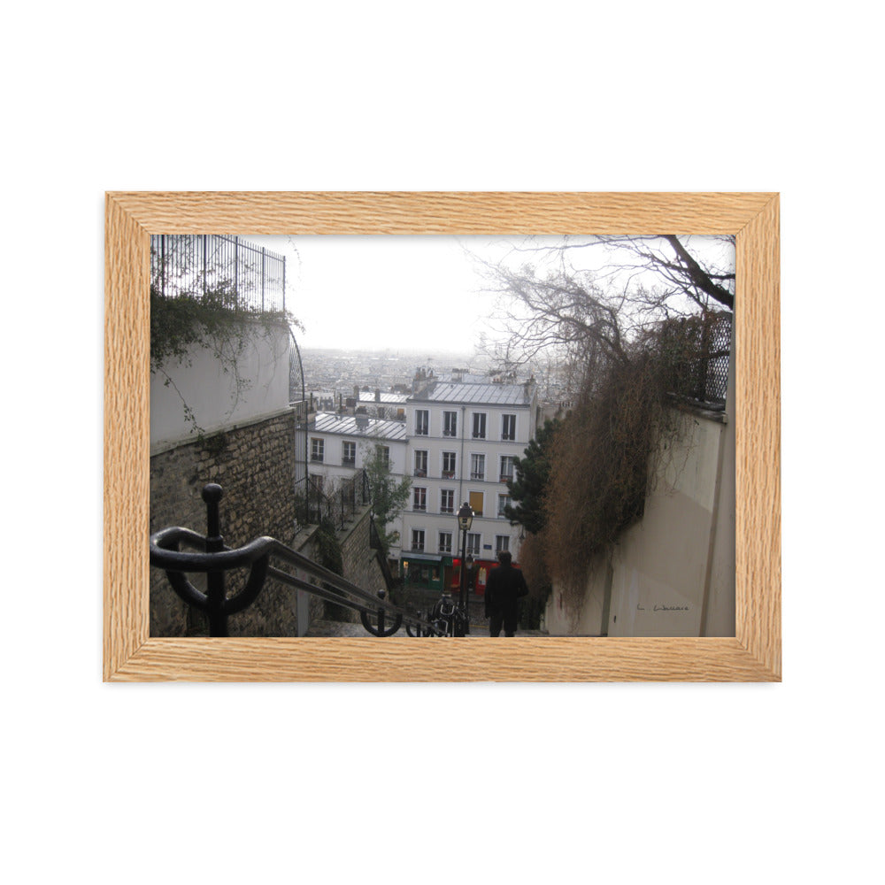 Paris Montmartre 4 framed matte photo