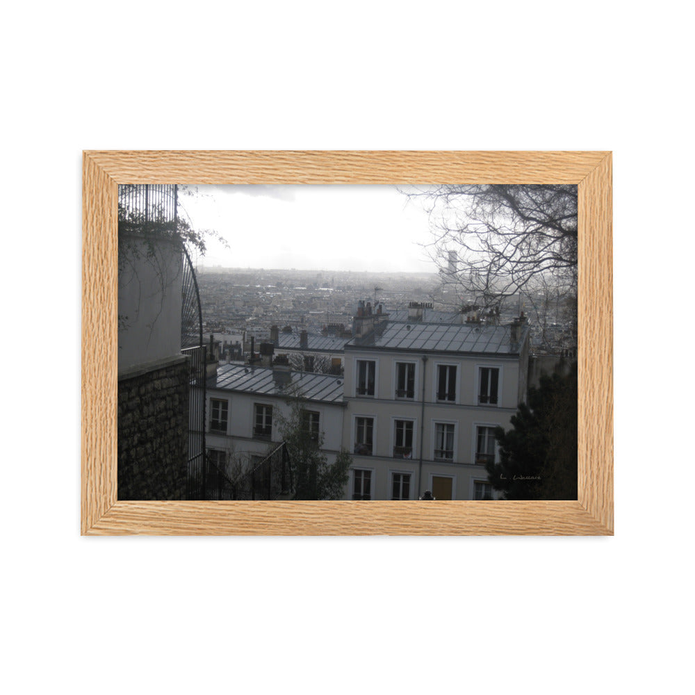 Paris Montmartre 5 framed matte photo
