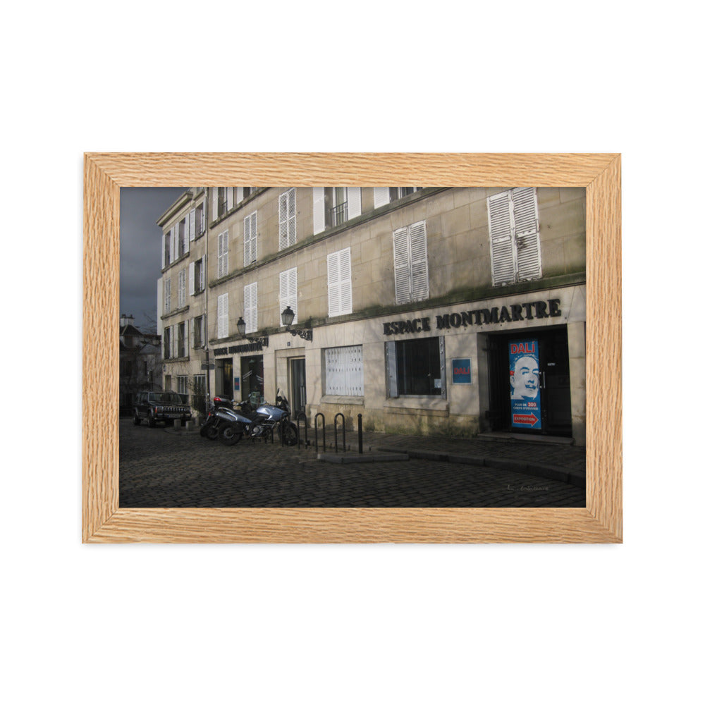 Paris Montmartre 9 framed matte photo