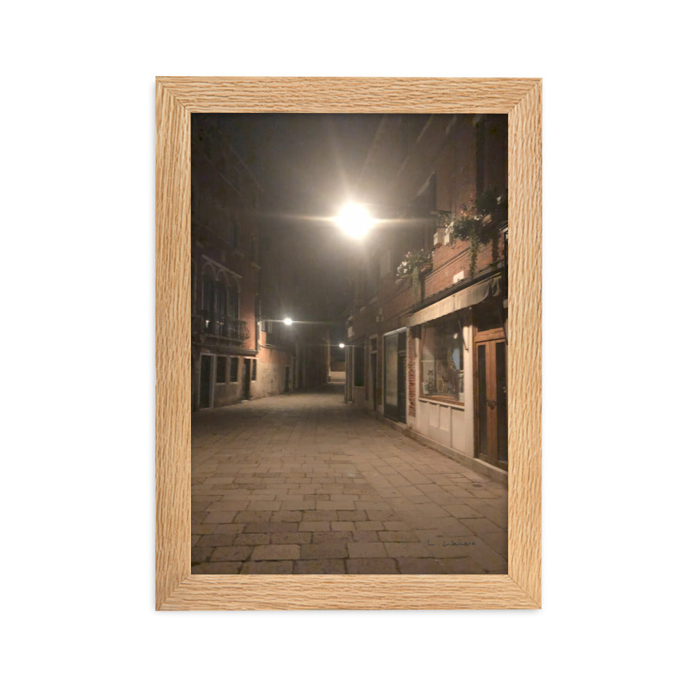 Venice Dusk 20 framed matte photo