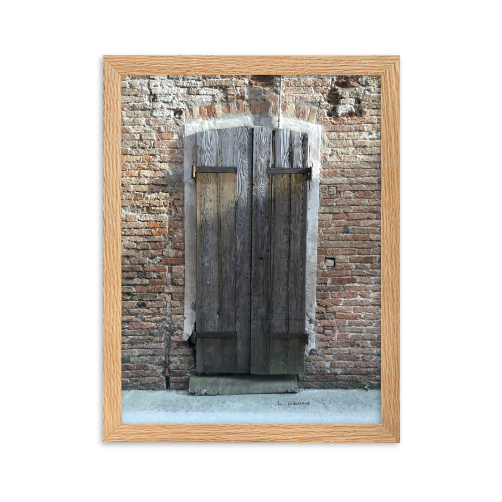 Venice Doors 6 framed matte photo