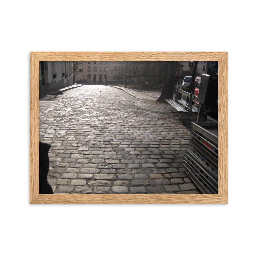 Paris Montmartre 10 framed matte photo
