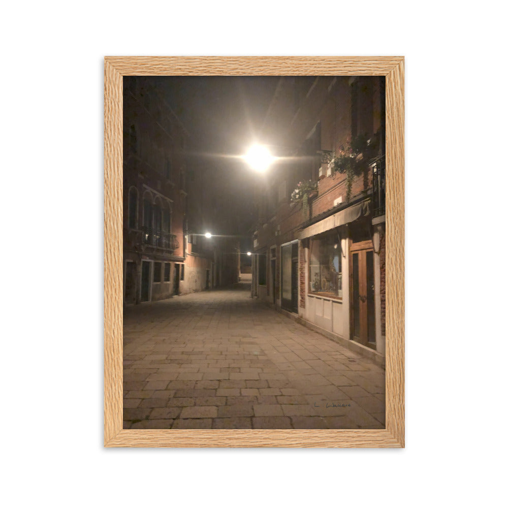 Venice Dusk 20 framed matte photo