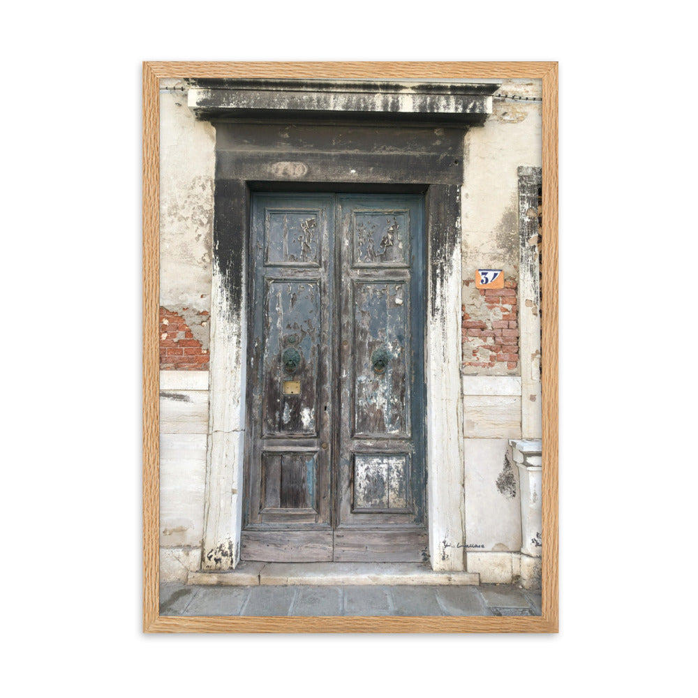Venice Doors 3 framed matte photo