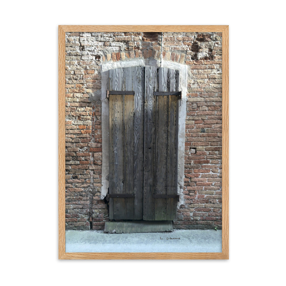 Venice Doors 6 framed matte photo