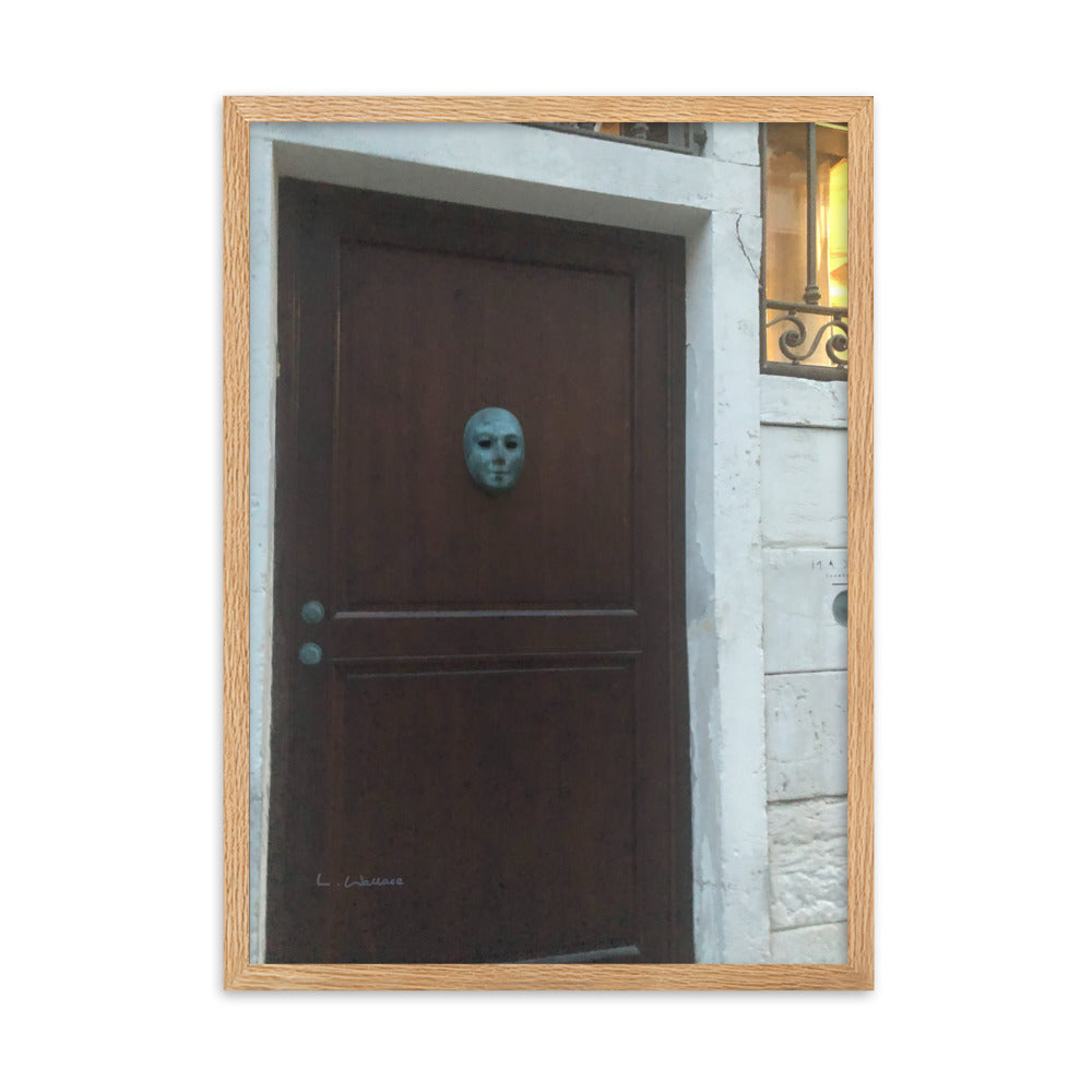 Venice Doors 10 framed matte photo