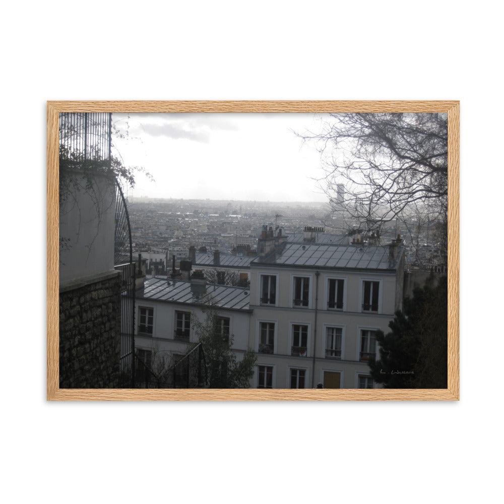 Paris Montmartre 5 framed matte photo