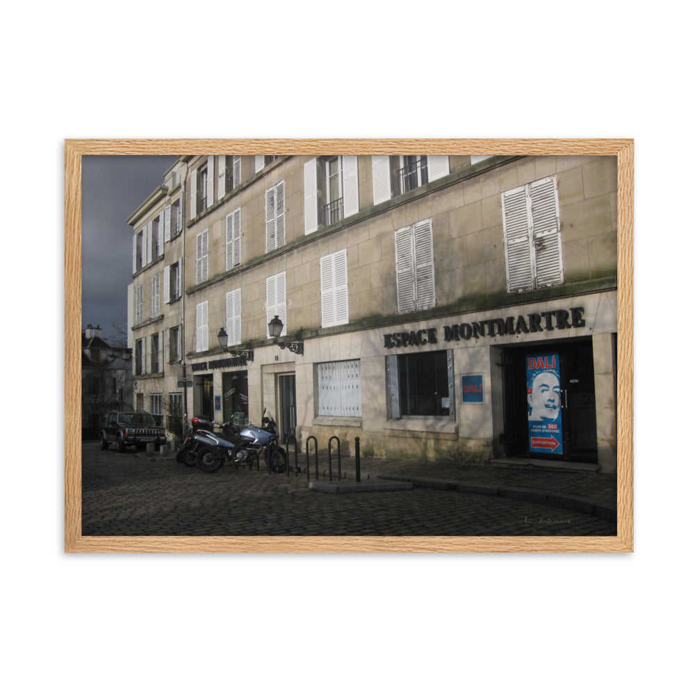 Paris Montmartre 9 framed matte photo