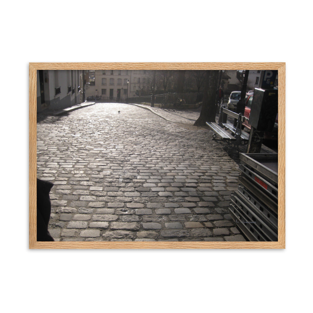 Paris Montmartre 10 framed matte photo