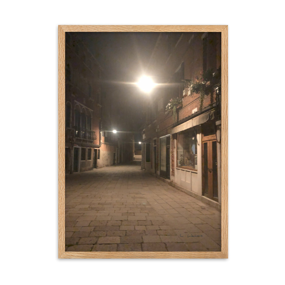 Venice Dusk 20 framed matte photo