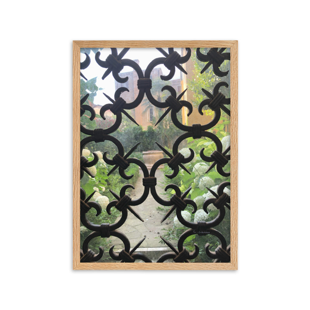 Venice Doors 2 framed matte photo