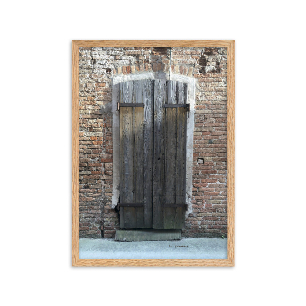 Venice Doors 6 framed matte photo