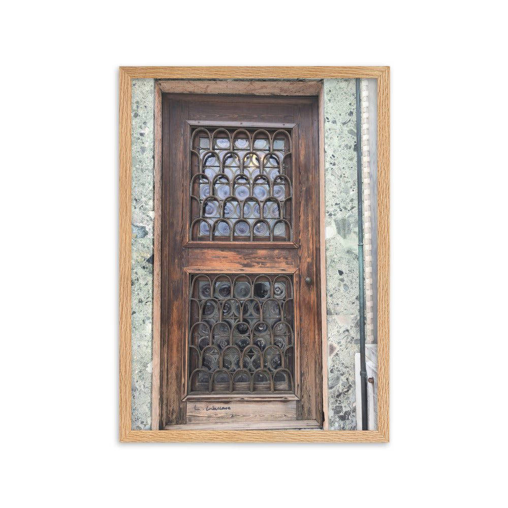 Venice Doors 7 framed matte photo