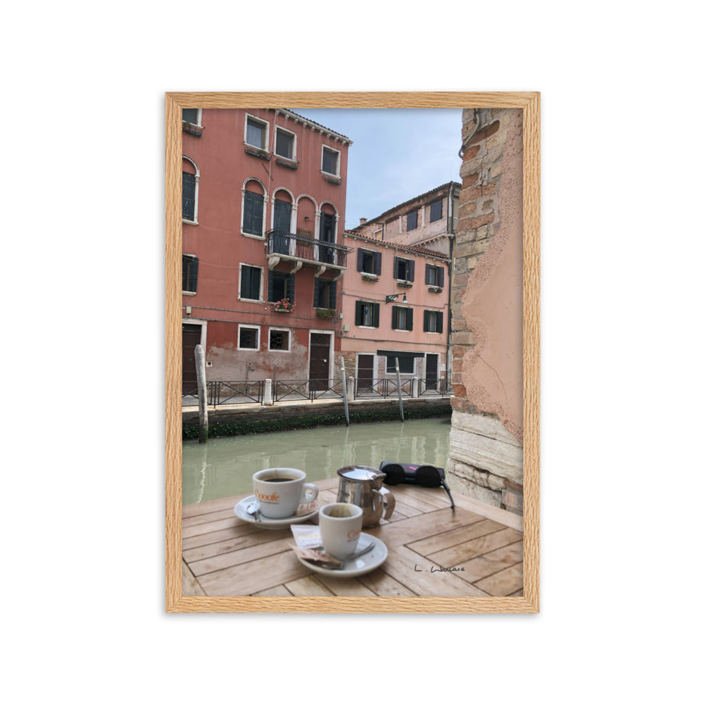 Venice Streets 6 framed matte photo