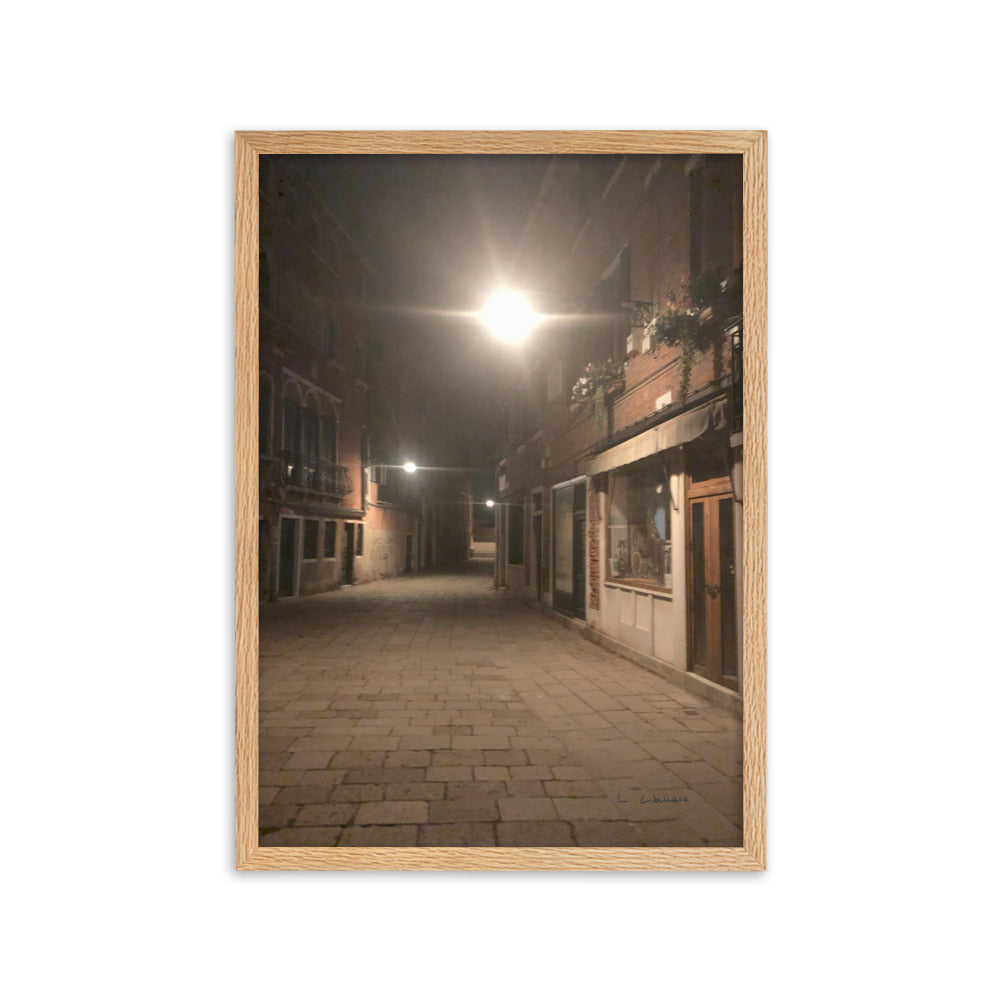 Venice Dusk 20 framed matte photo