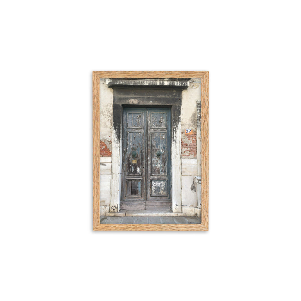 Venice Doors 3 framed matte photo