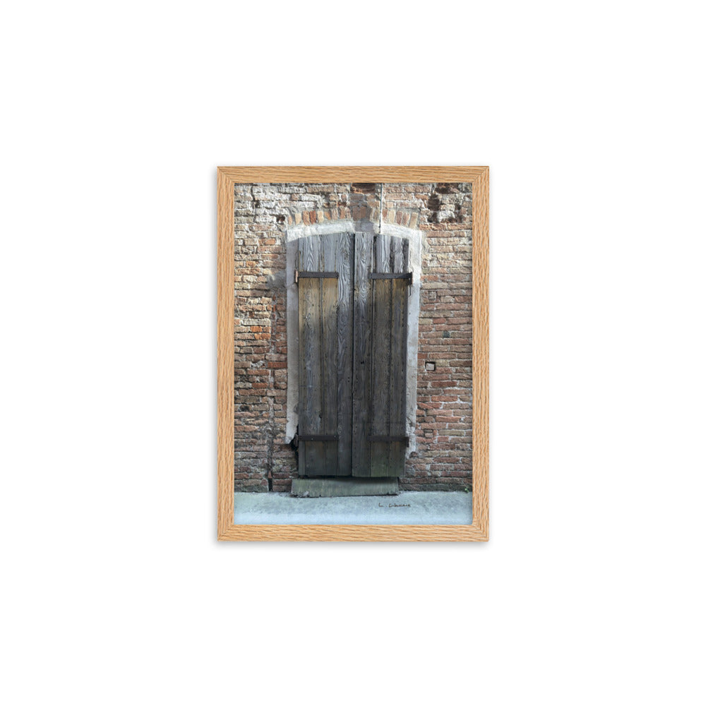 Venice Doors 6 framed matte photo