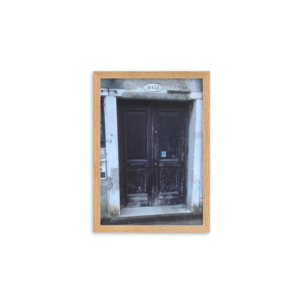 Venice Doors 8 framed matte photo