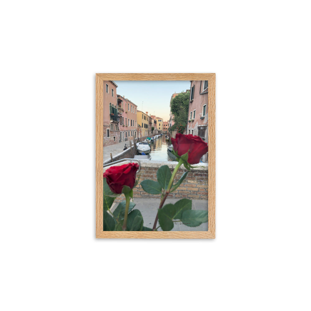 Venice Streets 2 framed matte photo