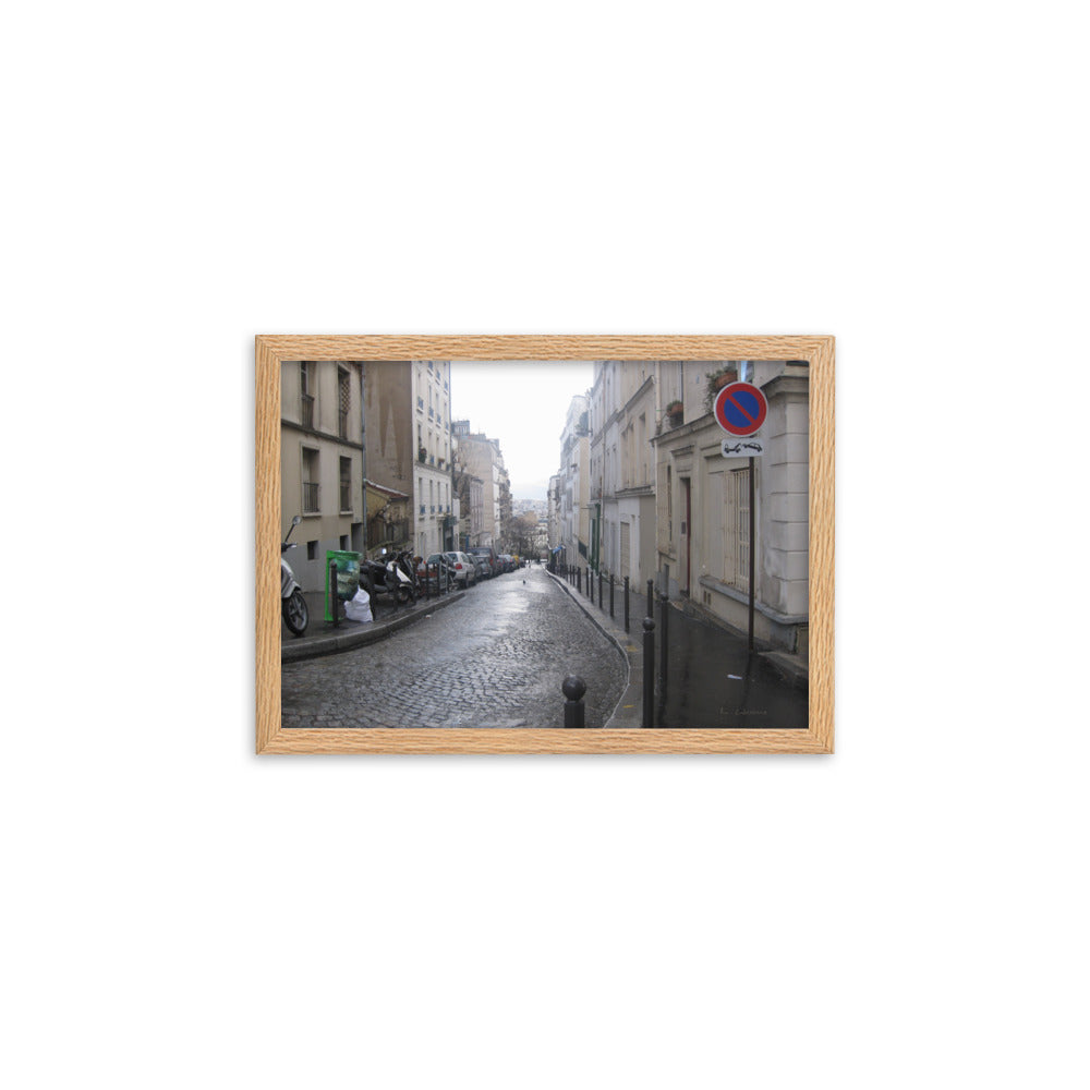 Paris Montmartre 2 framed matte photo