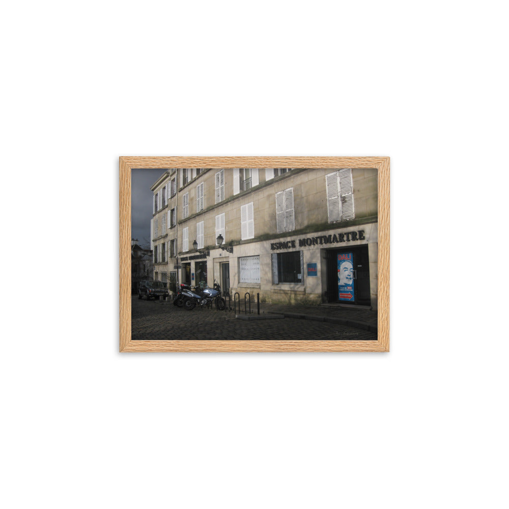 Paris Montmartre 9 framed matte photo