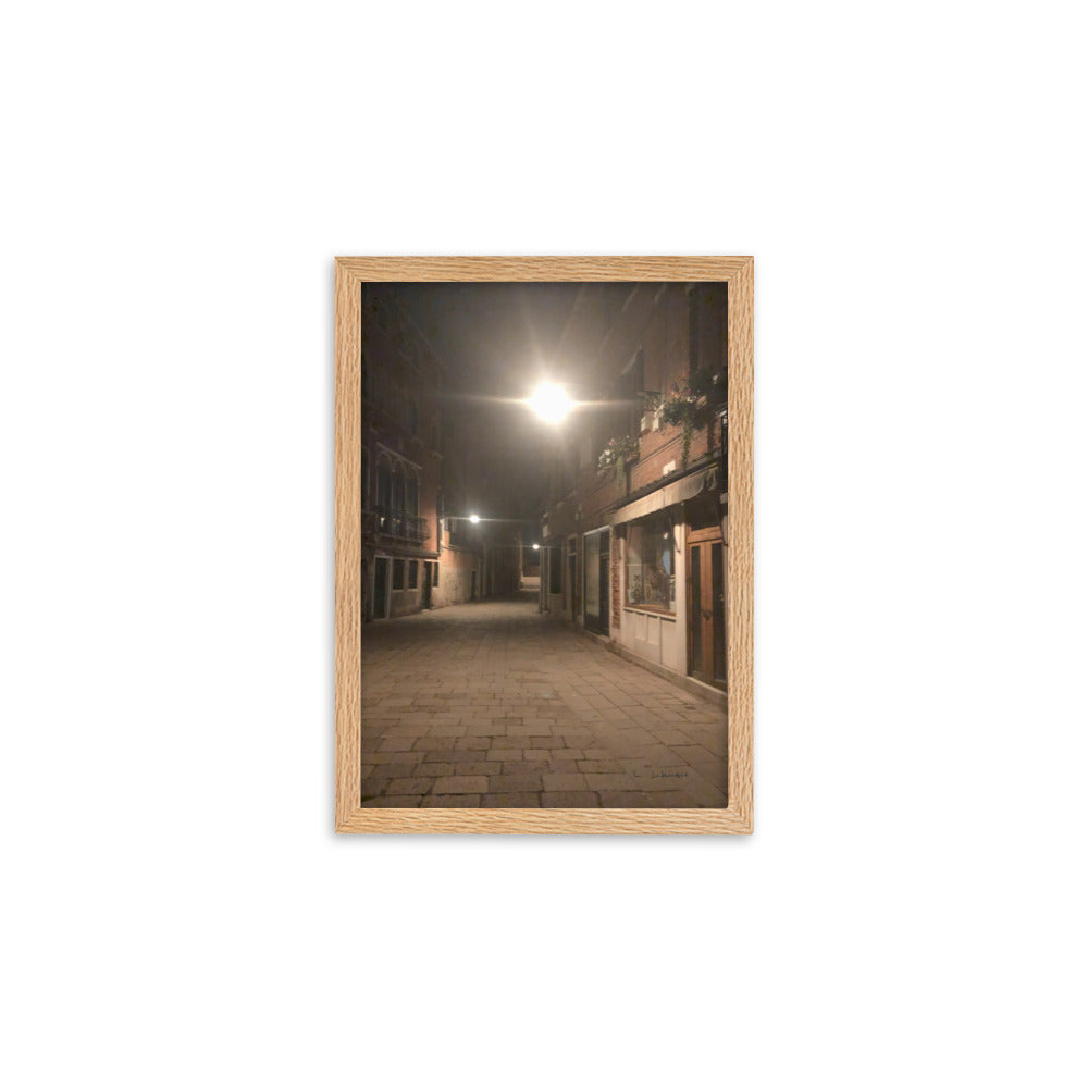 Venice Dusk 20 framed matte photo