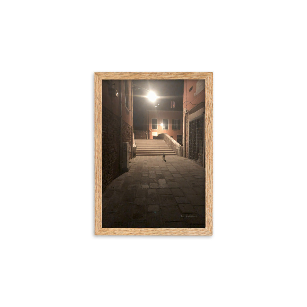 Venice Dusk 21 framed matte photo