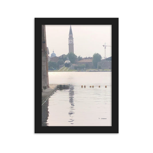 Venice Mauve 2 framed matte photo