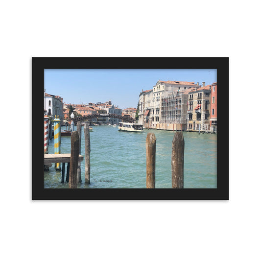 Venice Highways 13 framed matte photo