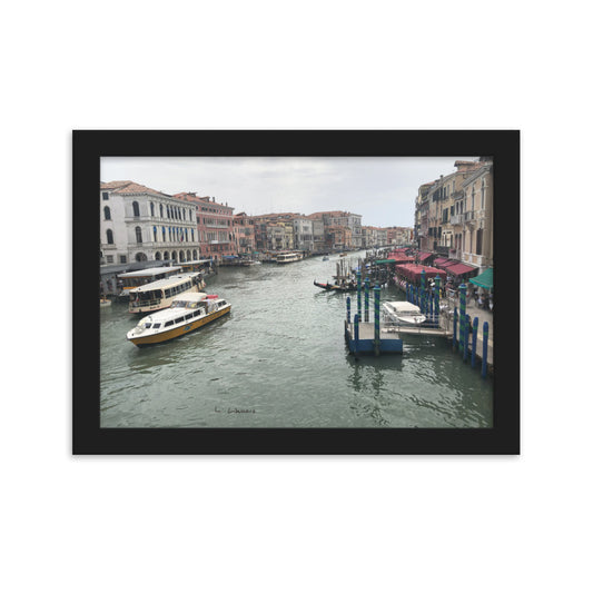 Venice Highways 14 framed matte photo