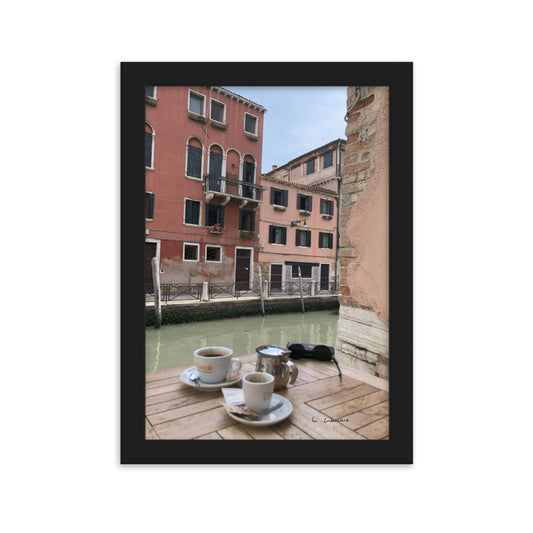 Venice Streets 6 framed matte photo