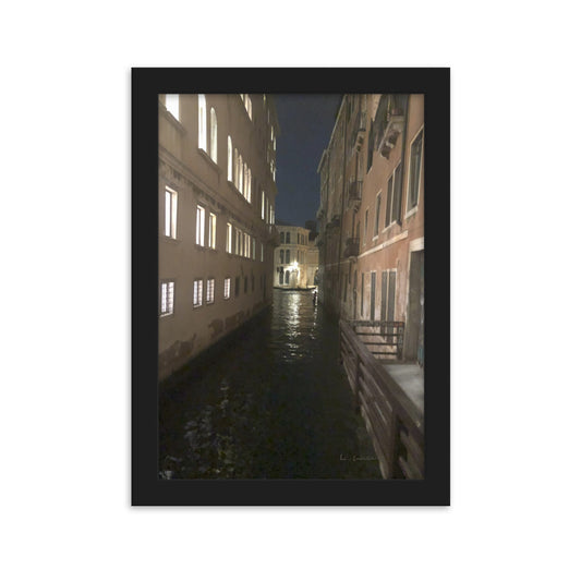 Venice Dusk 30 framed matte photo