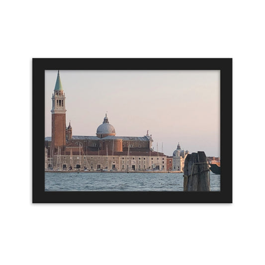 Venice Dusk 11 framed matte photo