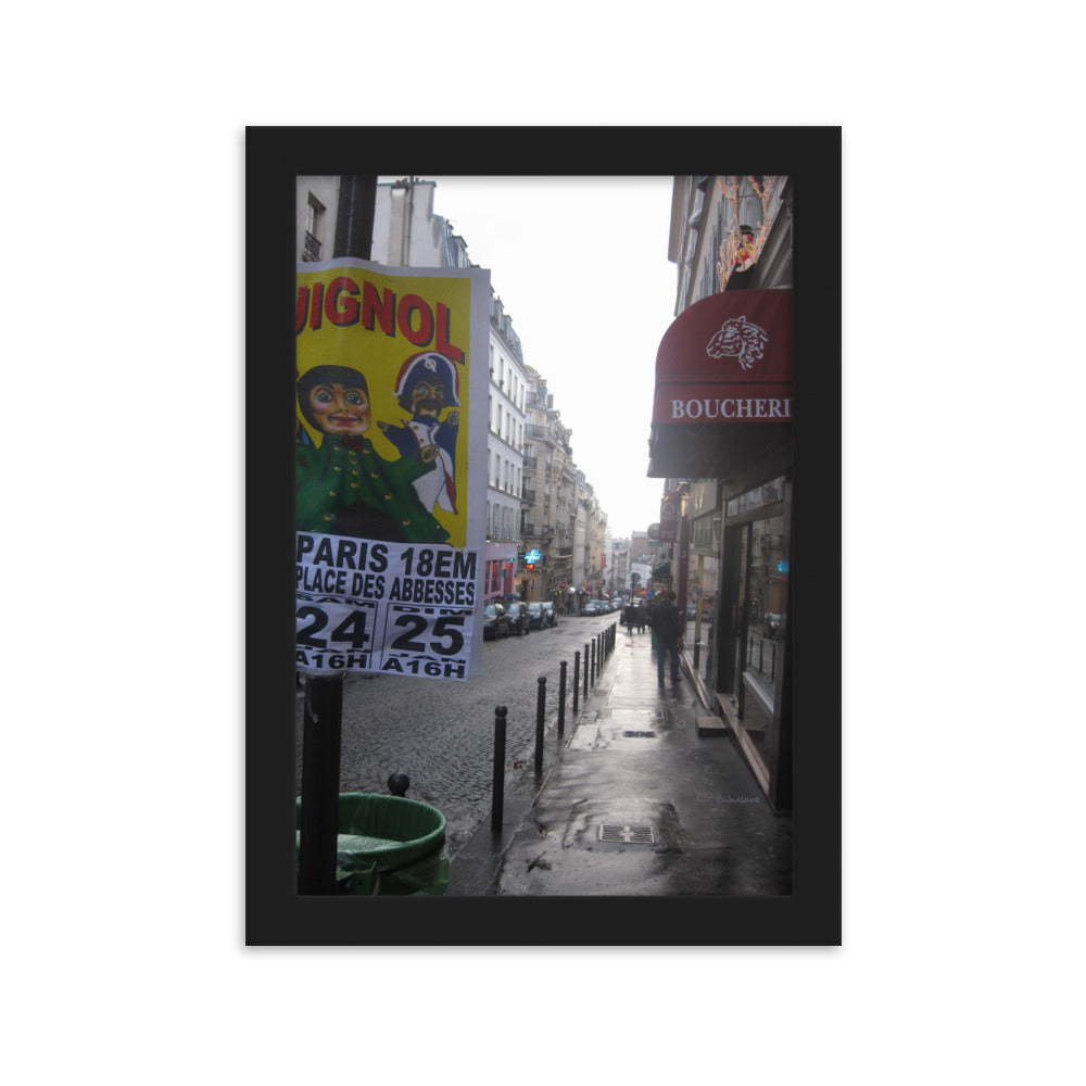 Paris Montmartre 1 framed matte photo