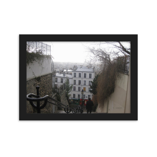 Paris Montmartre 4 framed matte photo