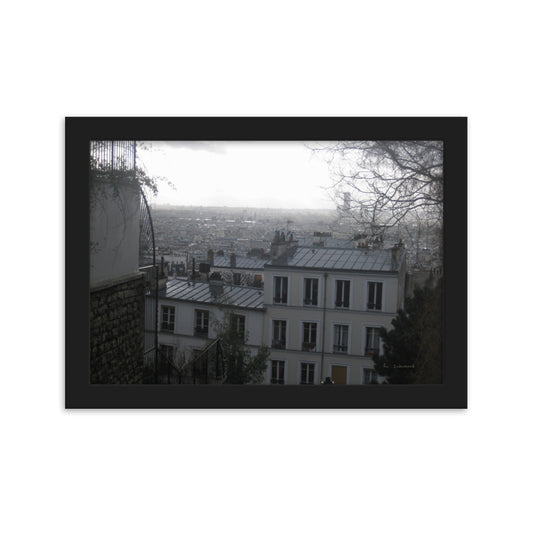 Paris Montmartre 5 framed matte photo