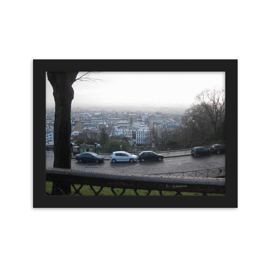 Paris Montmartre 7 framed matte photo