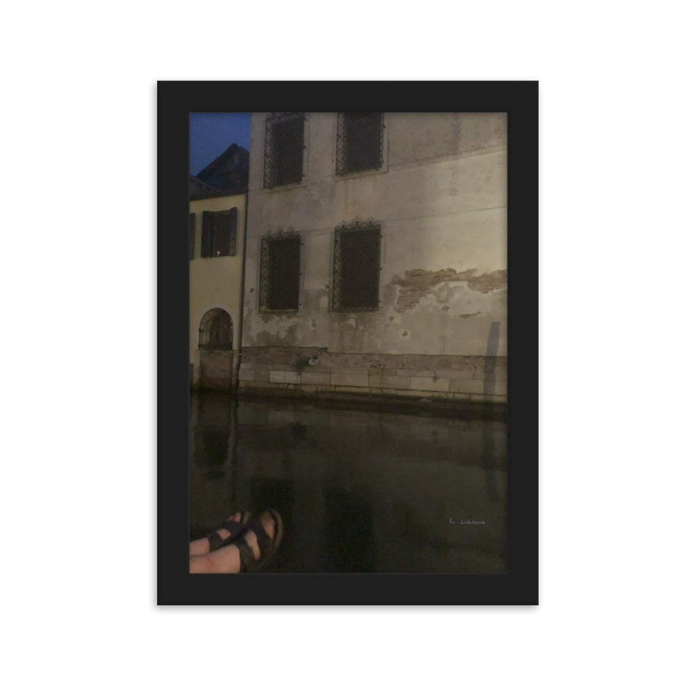 Venice Dusk 19 framed matte photo