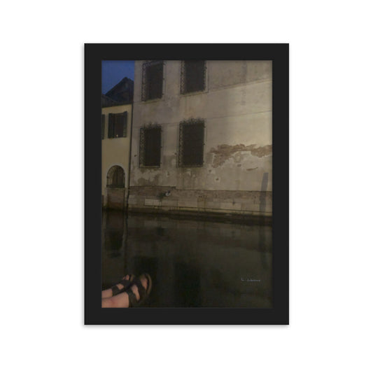 Venice Dusk 19 framed matte photo