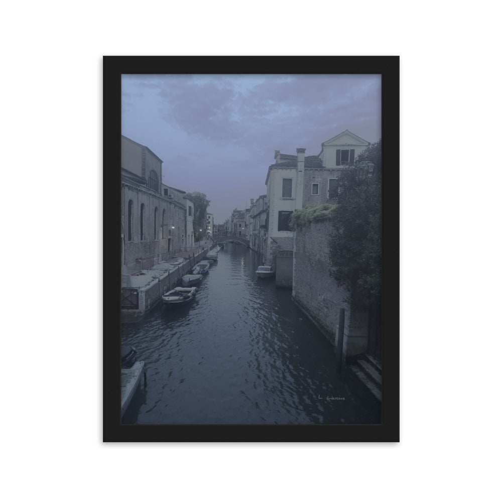 Venice Blue/Mauve 1 framed matte photo