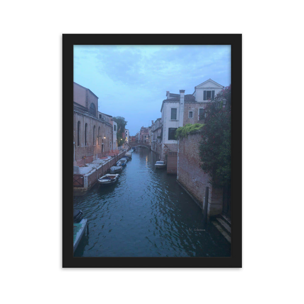 Venice Blue 6 framed matte photo