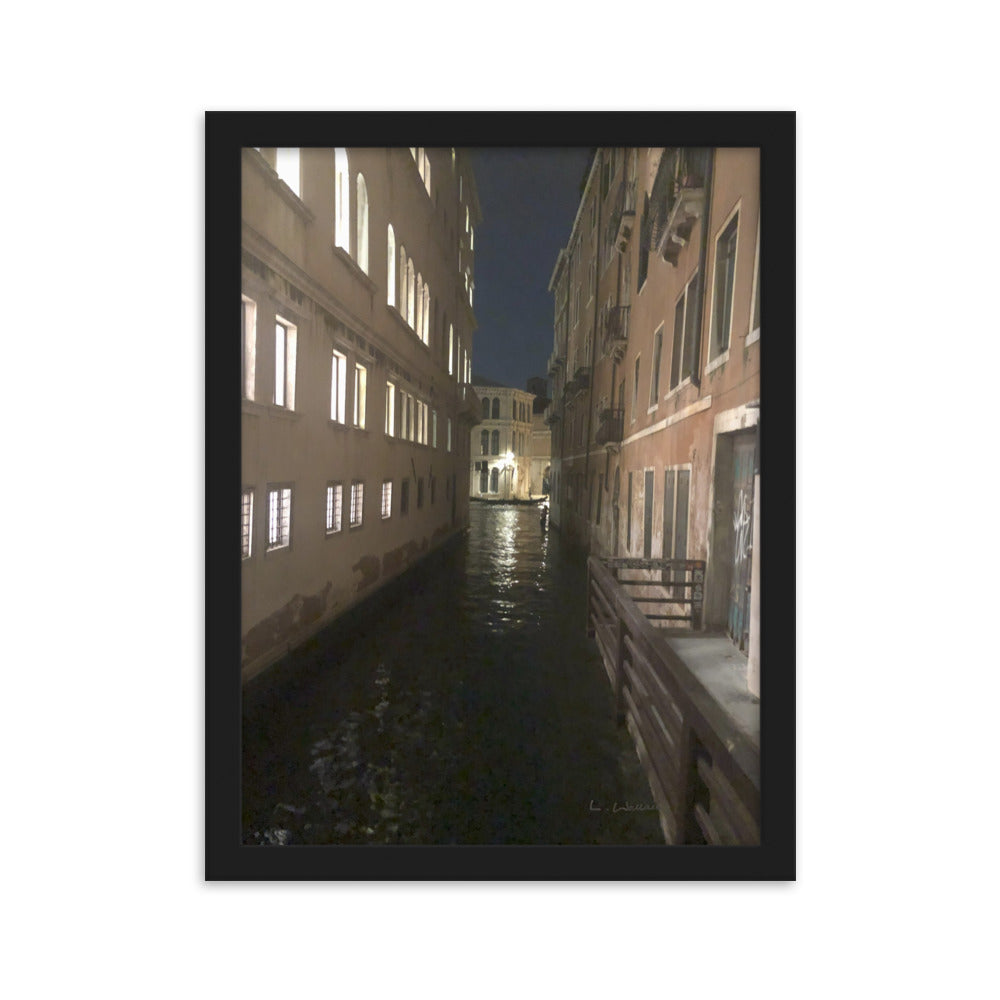 Venice Dusk 30 framed matte photo